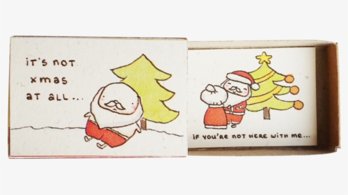 Cute Santa Claus Christmas Card"  Src="//cdn - Christmas Matchbox Cards, HD Png Download, Free Download